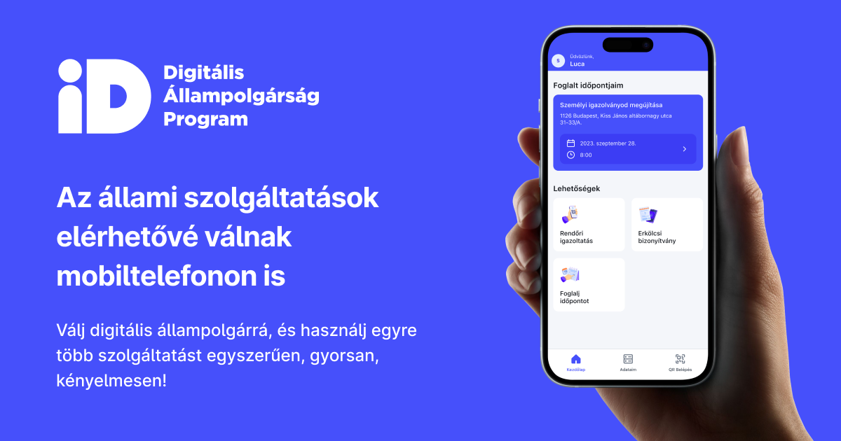 A mobilalkalmazásról - Digitális Állampolgárság Program (DÁP)